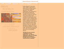Tablet Screenshot of dreissresearch.com